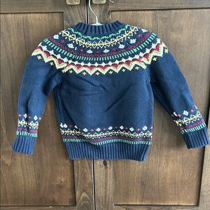 Classic Prep Navy Fair Isle Sweater